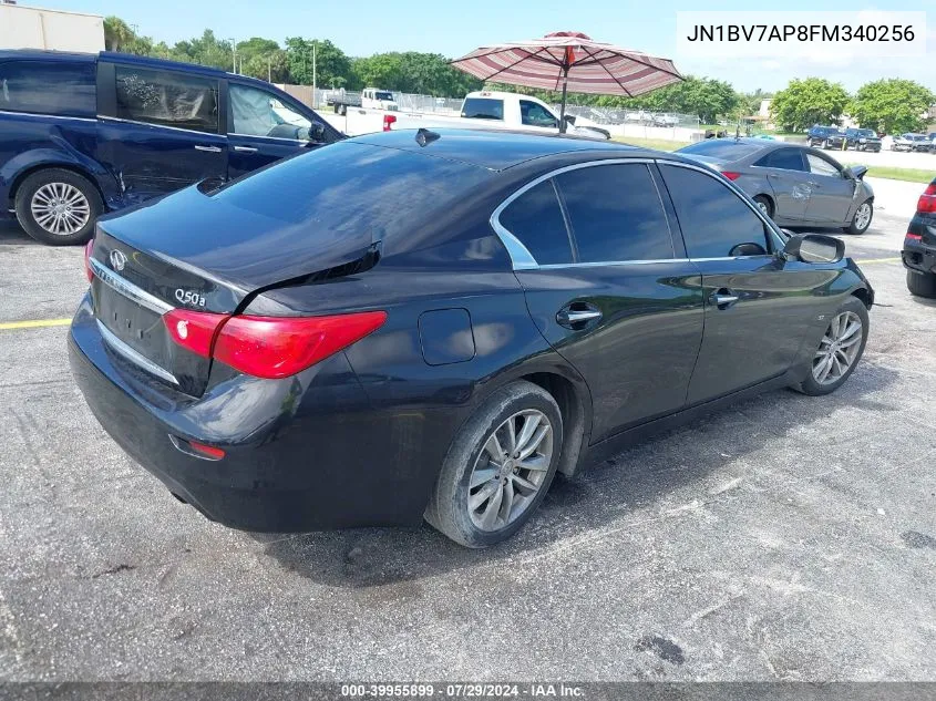 2015 Infiniti Q50 Premium/Sport VIN: JN1BV7AP8FM340256 Lot: 39955899