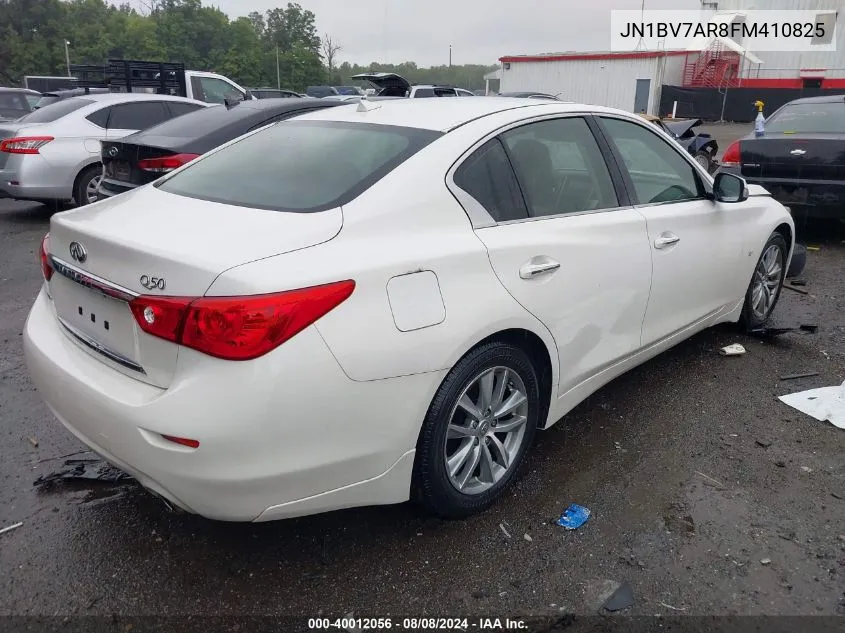 JN1BV7AR8FM410825 2015 Infiniti Q50 Premium