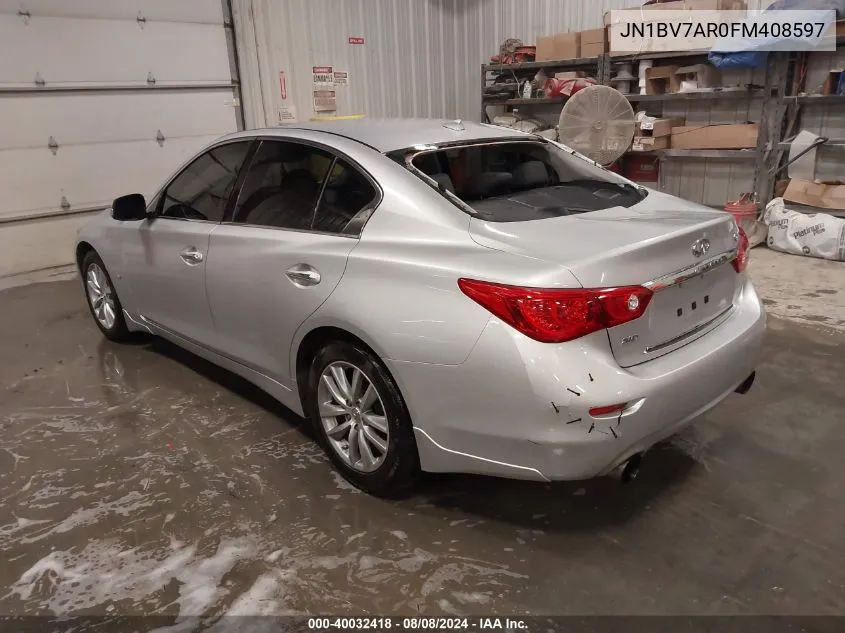 JN1BV7AR0FM408597 2015 Infiniti Q50 Premium