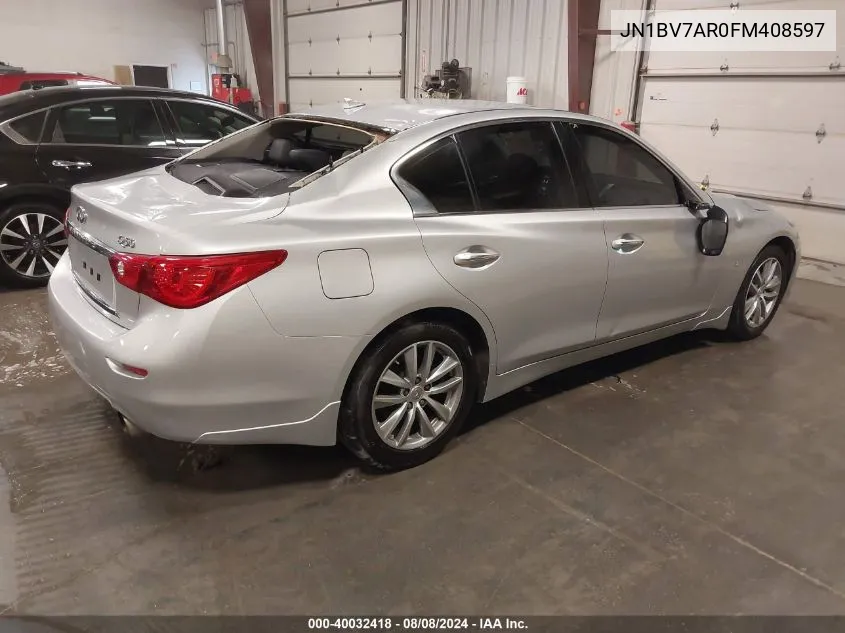 JN1BV7AR0FM408597 2015 Infiniti Q50 Premium