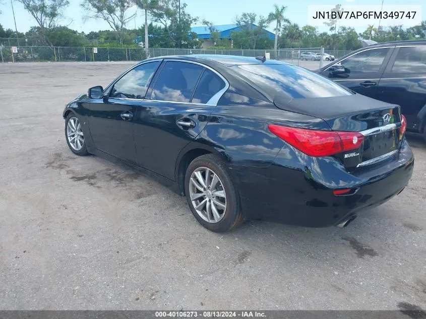 JN1BV7AP6FM349747 2015 Infiniti Q50