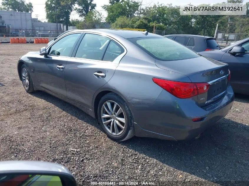 JN1BV7AR5FM392641 2015 Infiniti Q50 Premium