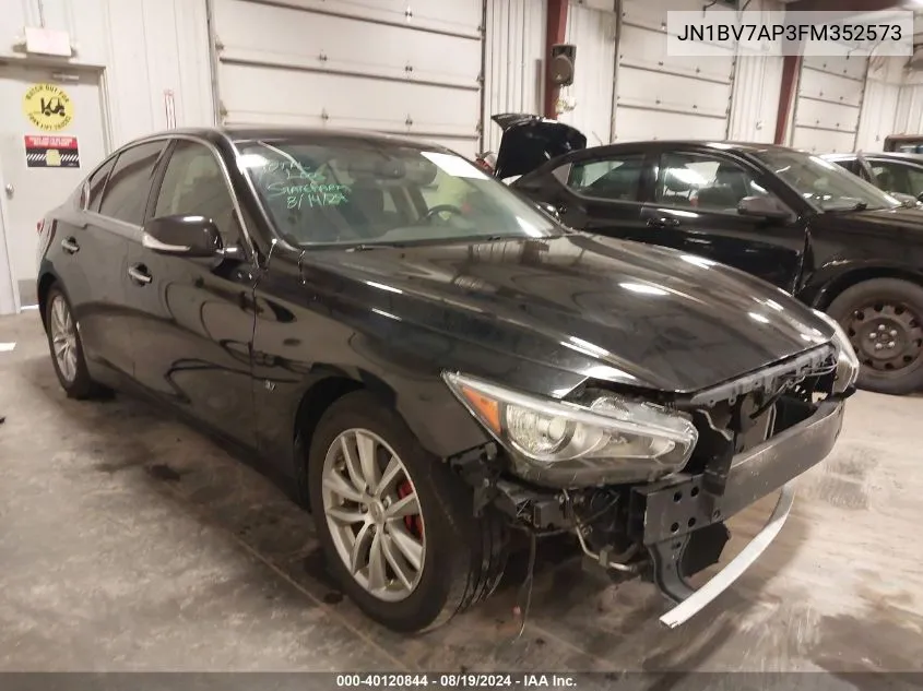 JN1BV7AP3FM352573 2015 Infiniti Q50 Premium