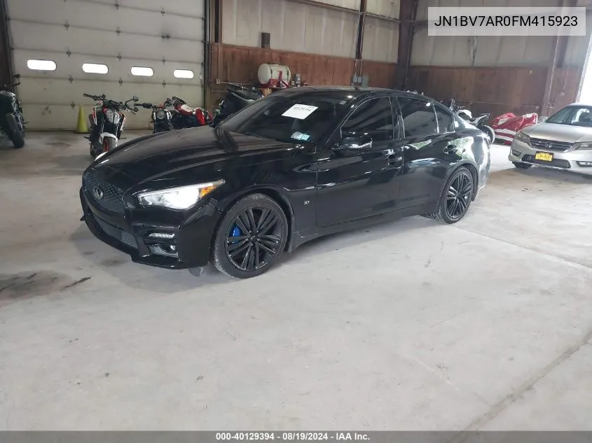 JN1BV7AR0FM415923 2015 Infiniti Q50 Sport