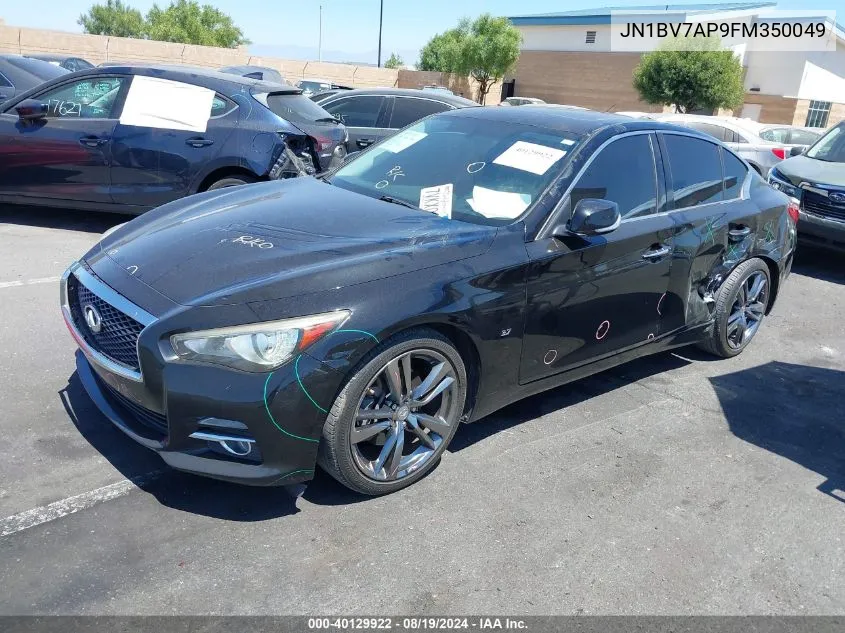 JN1BV7AP9FM350049 2015 Infiniti Q50 Premium