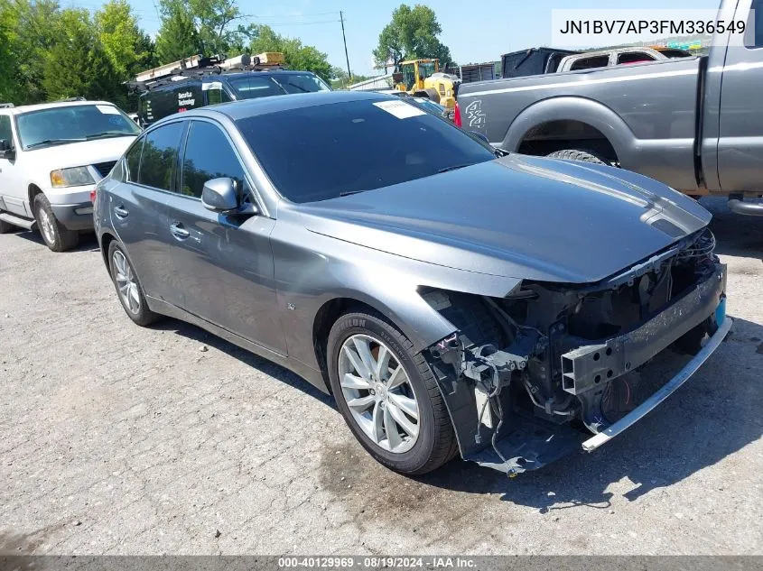 JN1BV7AP3FM336549 2015 Infiniti Q50