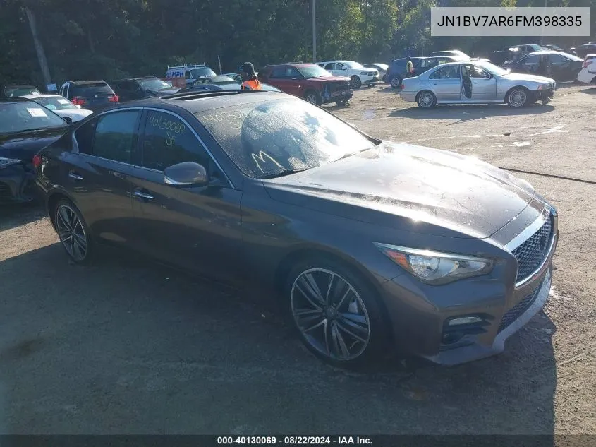 JN1BV7AR6FM398335 2015 Infiniti Q50 Sport