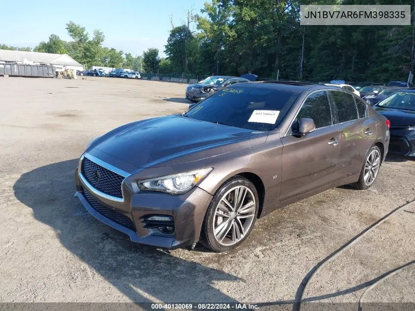 JN1BV7AR6FM398335 2015 Infiniti Q50 Sport