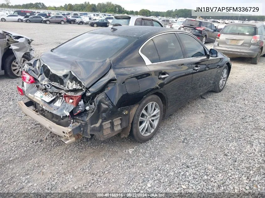 2015 Infiniti Q50 Premium VIN: JN1BV7AP5FM336729 Lot: 40166916