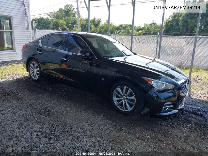 2015 Infiniti Q50 Premium VIN: JN1BV7AR7FM392141 Lot: 40190804