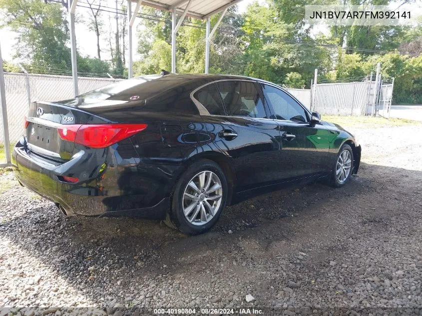 JN1BV7AR7FM392141 2015 Infiniti Q50 Premium