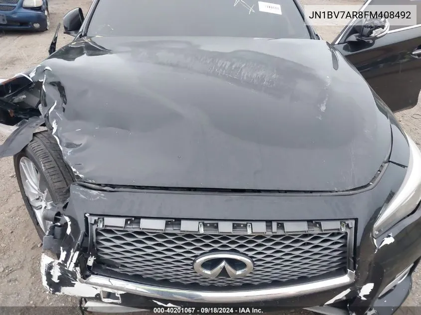 JN1BV7AR8FM408492 2015 Infiniti Q50 Premium