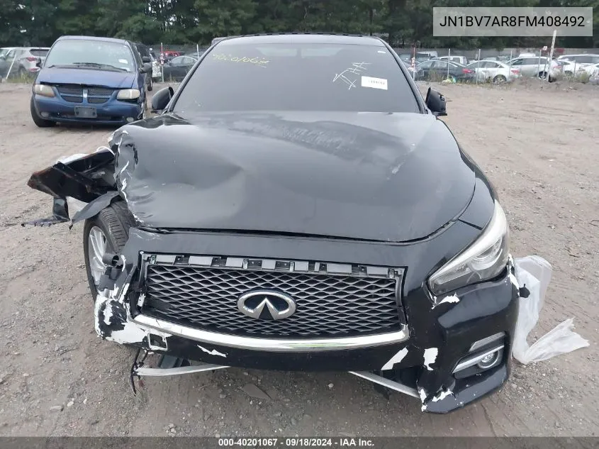 JN1BV7AR8FM408492 2015 Infiniti Q50 Premium