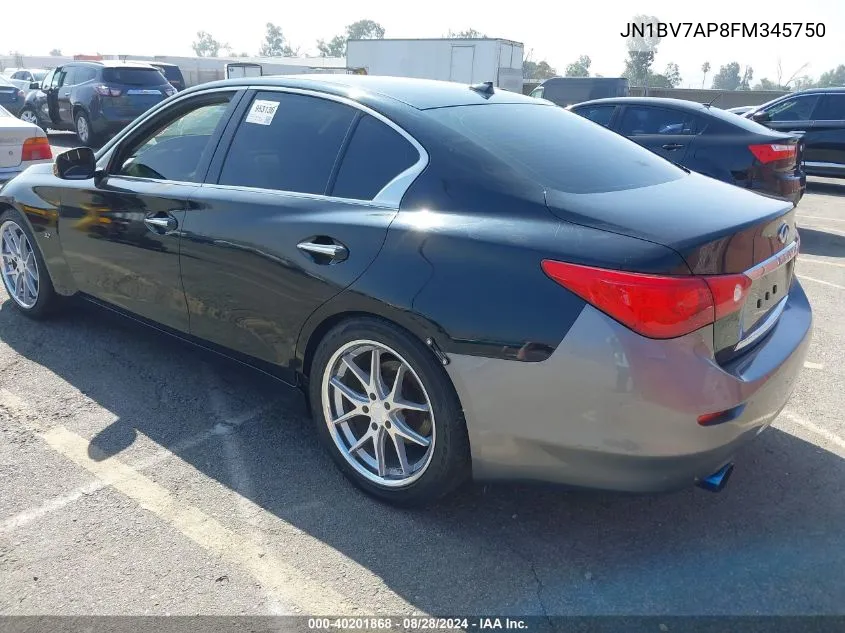 JN1BV7AP8FM345750 2015 Infiniti Q50 Premium