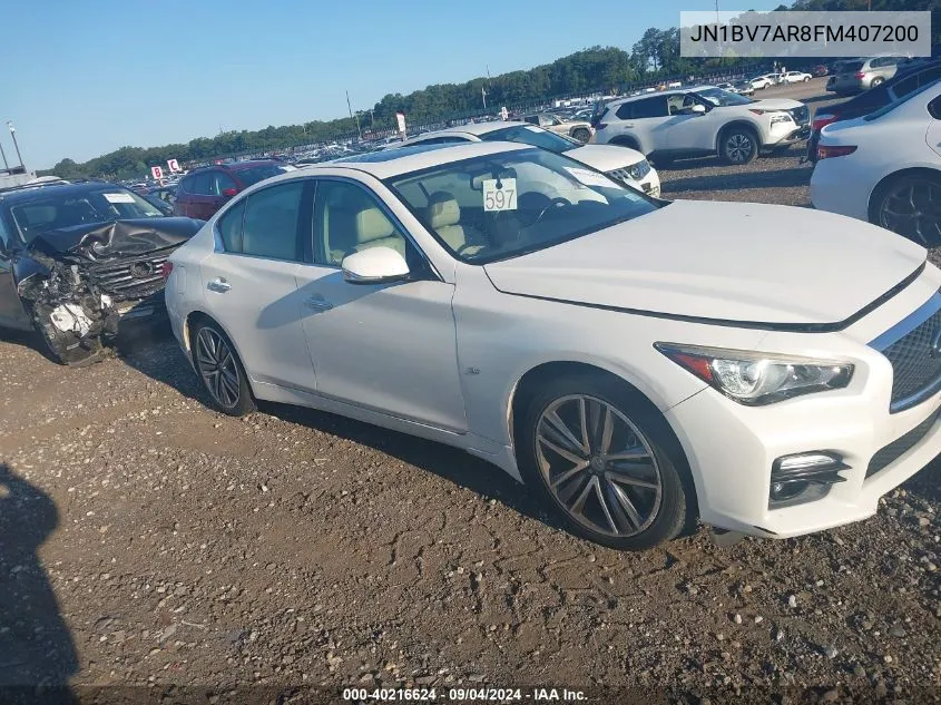 JN1BV7AR8FM407200 2015 Infiniti Q50 Sport