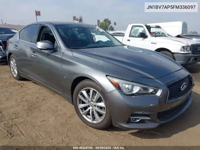 2015 Infiniti Q50 Premium VIN: JN1BV7AP5FM336097 Lot: 40229780