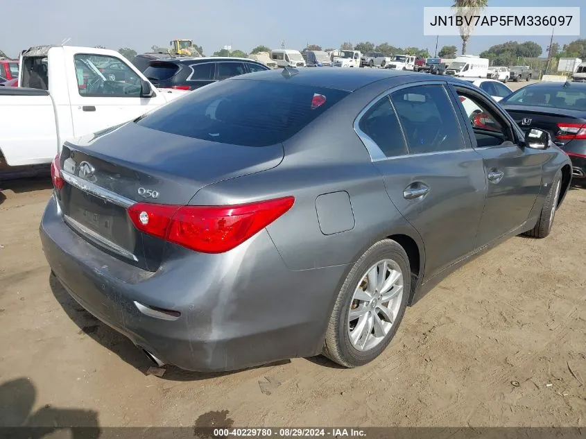 JN1BV7AP5FM336097 2015 Infiniti Q50 Premium