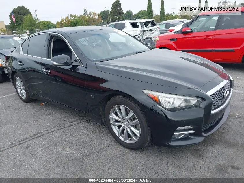 JN1BV7AP0FM357262 2015 Infiniti Q50 Premium