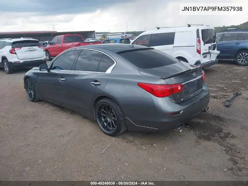 JN1BV7AP9FM357938 2015 Infiniti Q50 Premium