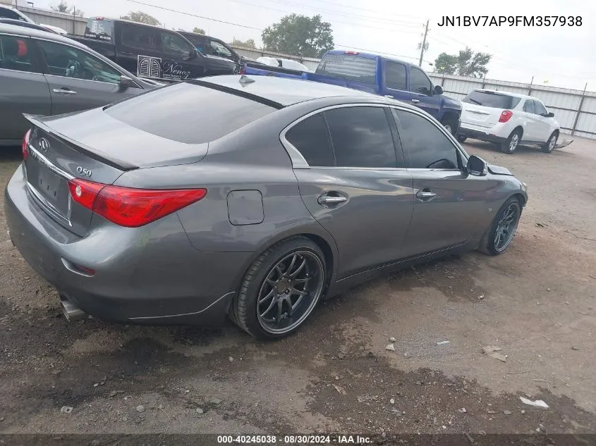 JN1BV7AP9FM357938 2015 Infiniti Q50 Premium