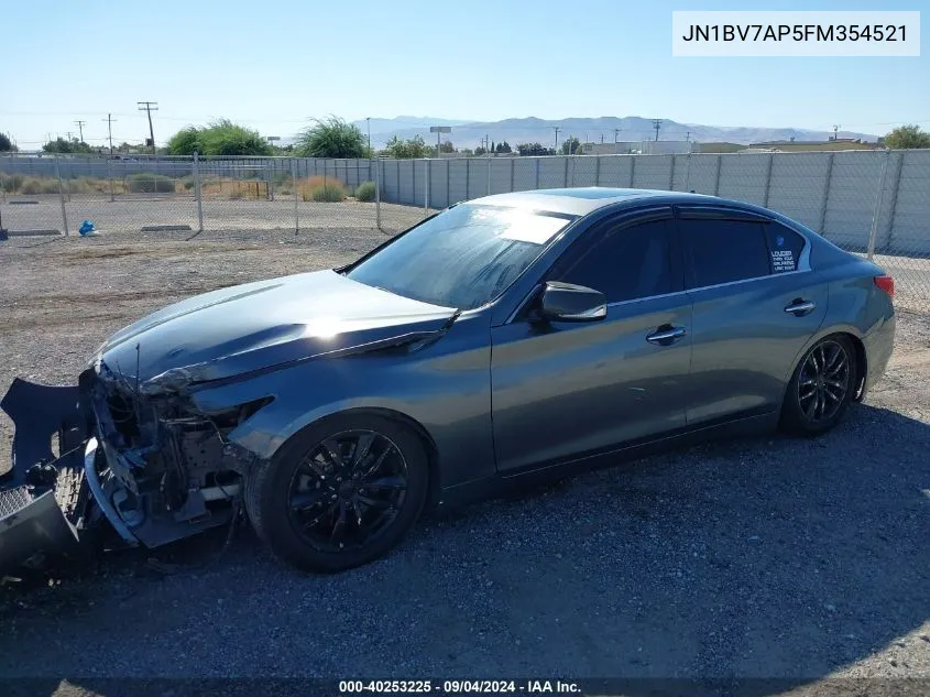 JN1BV7AP5FM354521 2015 Infiniti Q50 Premium