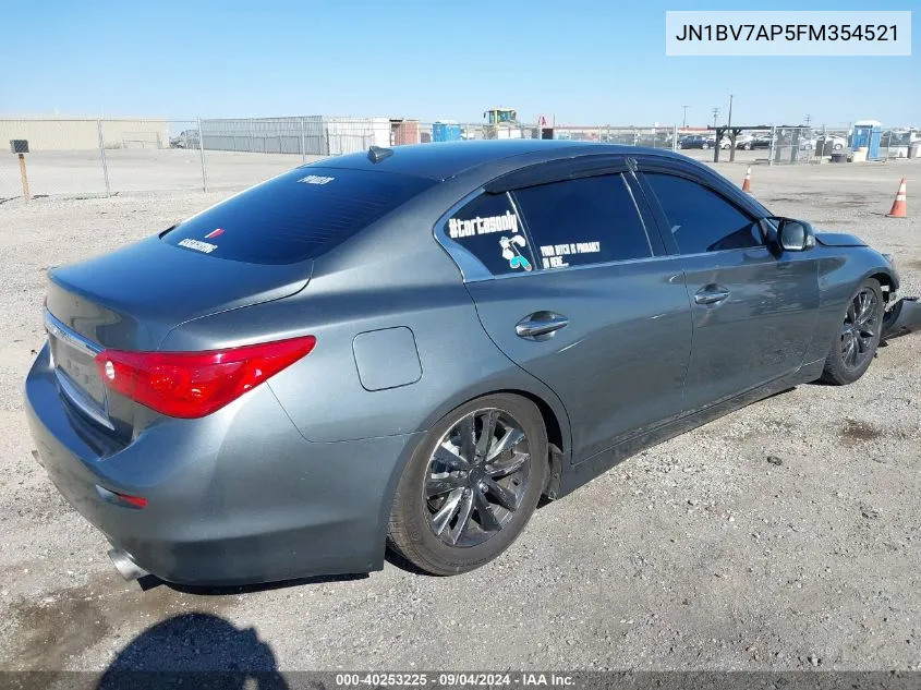 JN1BV7AP5FM354521 2015 Infiniti Q50 Premium