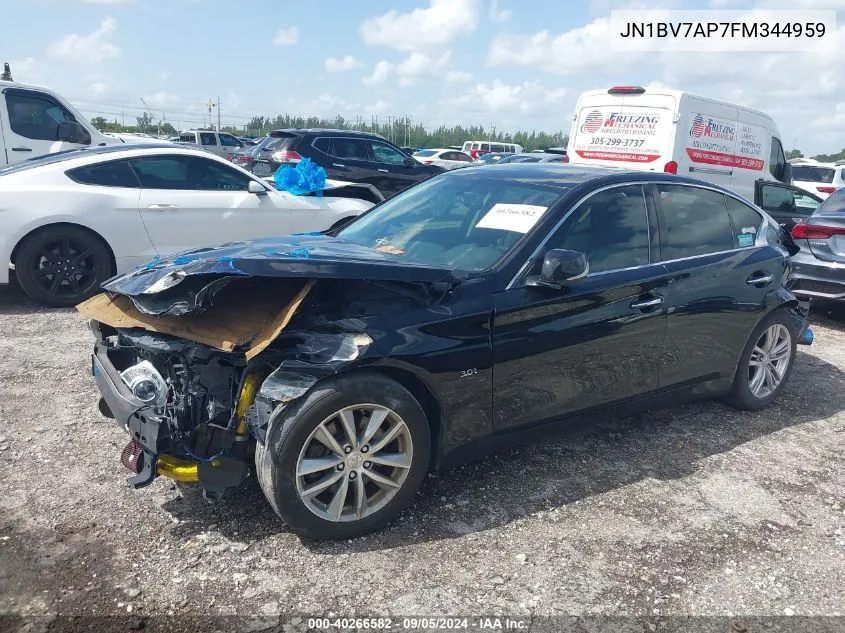 JN1BV7AP7FM344959 2015 Infiniti Q50 Premium/Sport