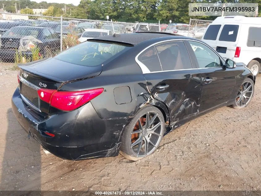 2015 Infiniti Q50 Premium VIN: JN1BV7AR4FM395983 Lot: 40267473