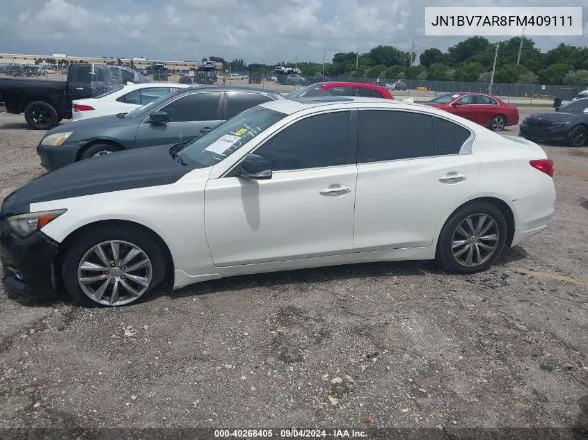 JN1BV7AR8FM409111 2015 Infiniti Q50 Premium/Sport