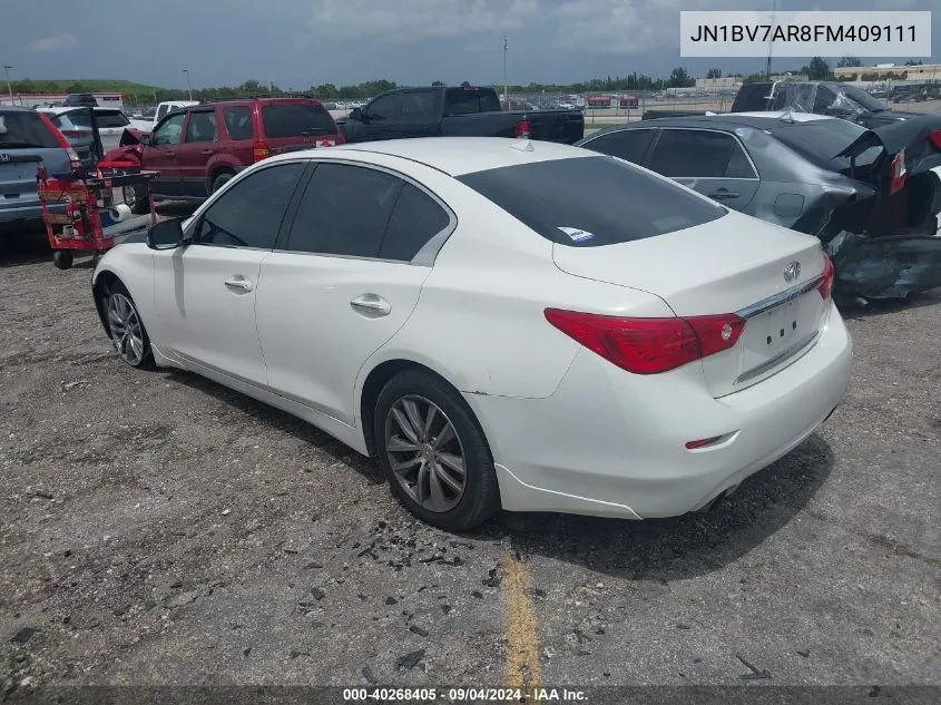 JN1BV7AR8FM409111 2015 Infiniti Q50 Premium/Sport