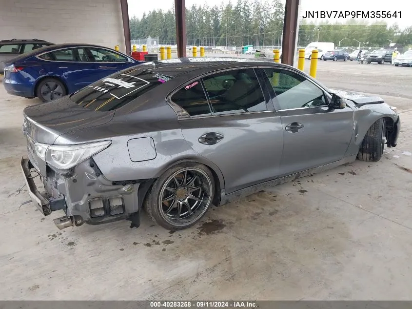 JN1BV7AP9FM355641 2015 Infiniti Q50 Premium/Sport