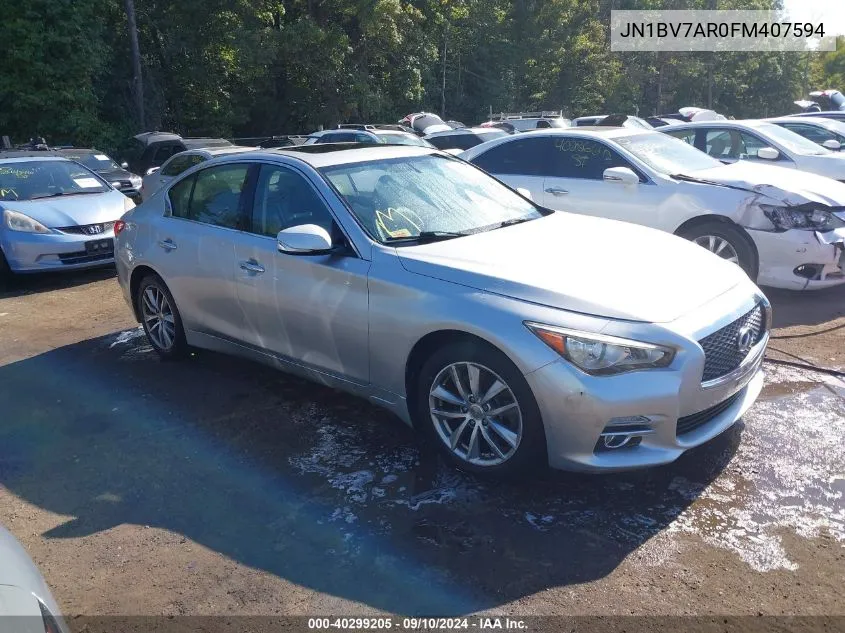 JN1BV7AR0FM407594 2015 Infiniti Q50 Premium/Sport