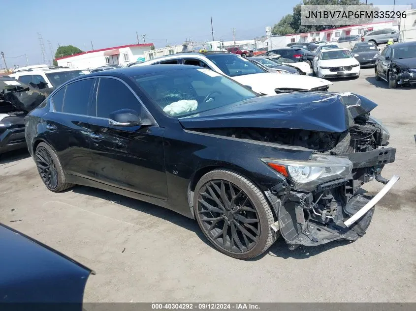 2015 Infiniti Q50 Premium/Sport VIN: JN1BV7AP6FM335296 Lot: 40304292