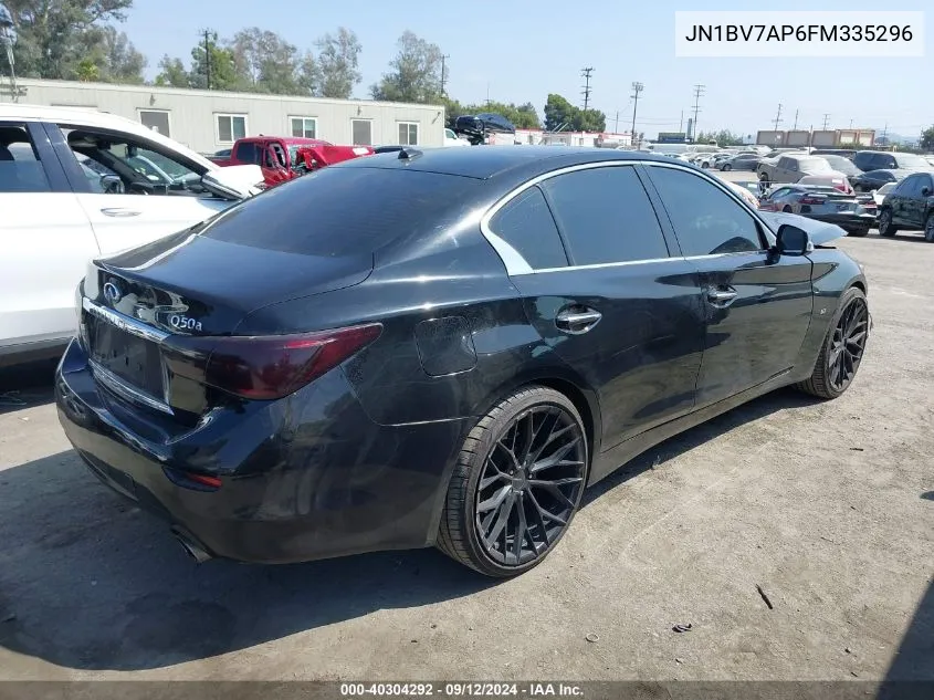 2015 Infiniti Q50 Premium/Sport VIN: JN1BV7AP6FM335296 Lot: 40304292