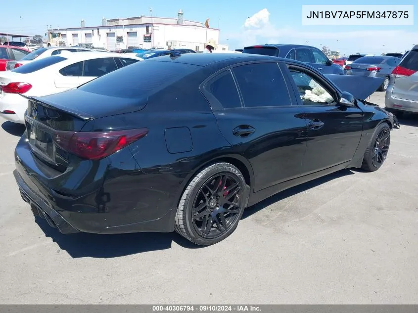 JN1BV7AP5FM347875 2015 Infiniti Q50 Sport