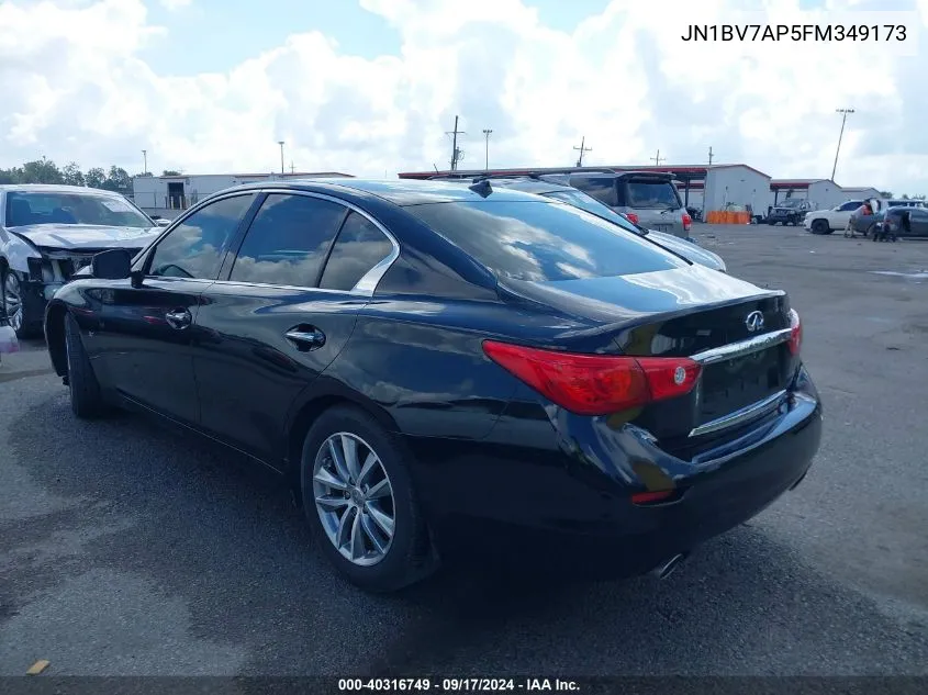 JN1BV7AP5FM349173 2015 Infiniti Q50