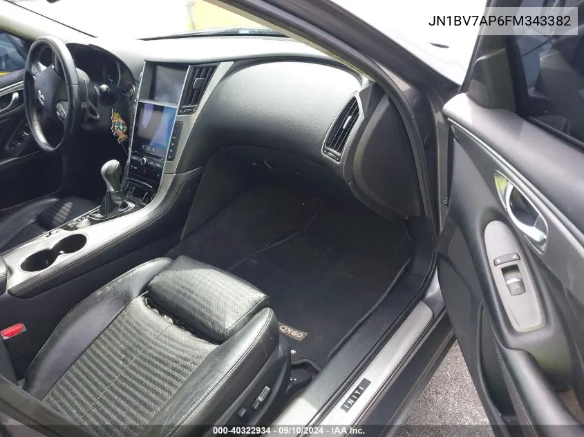 JN1BV7AP6FM343382 2015 Infiniti Q50 Sport