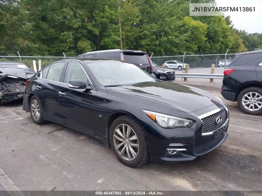 2015 Infiniti Q50 Premium VIN: JN1BV7AR5FM413861 Lot: 40347002