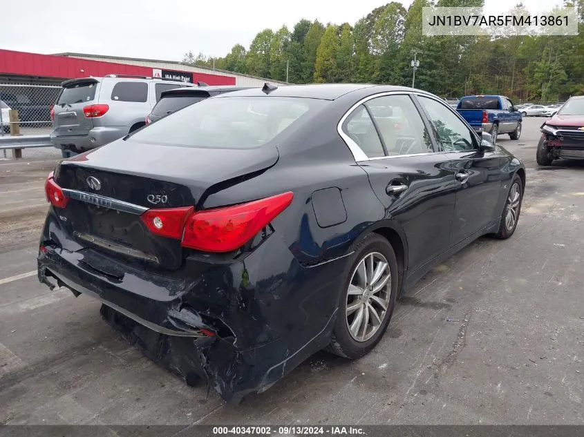 2015 Infiniti Q50 Premium VIN: JN1BV7AR5FM413861 Lot: 40347002