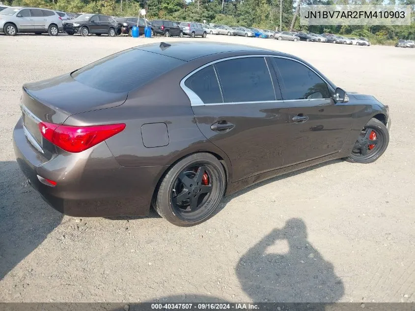 JN1BV7AR2FM410903 2015 Infiniti Q50 Premium