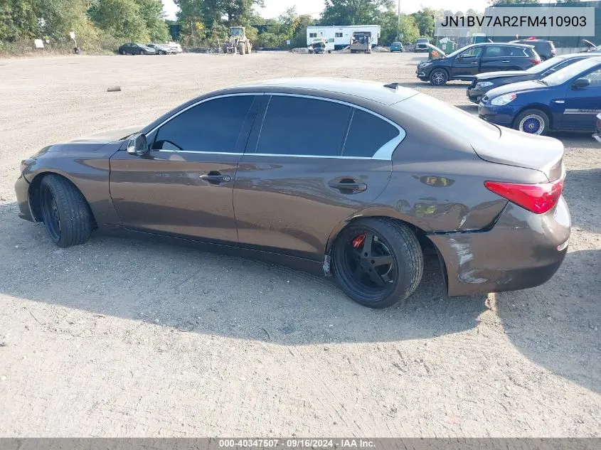 JN1BV7AR2FM410903 2015 Infiniti Q50 Premium