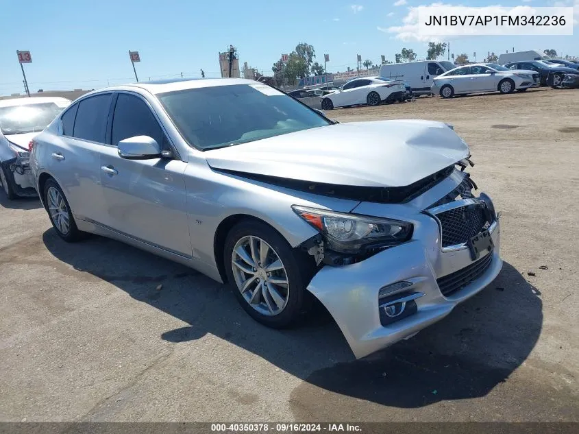 JN1BV7AP1FM342236 2015 Infiniti Q50 Premium