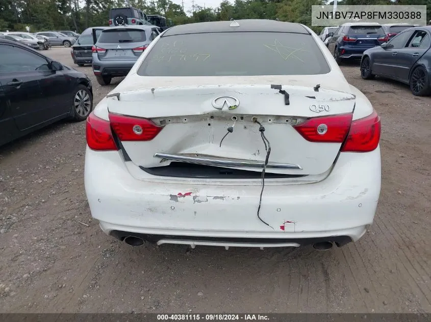 JN1BV7AP8FM330388 2015 Infiniti Q50 Premium