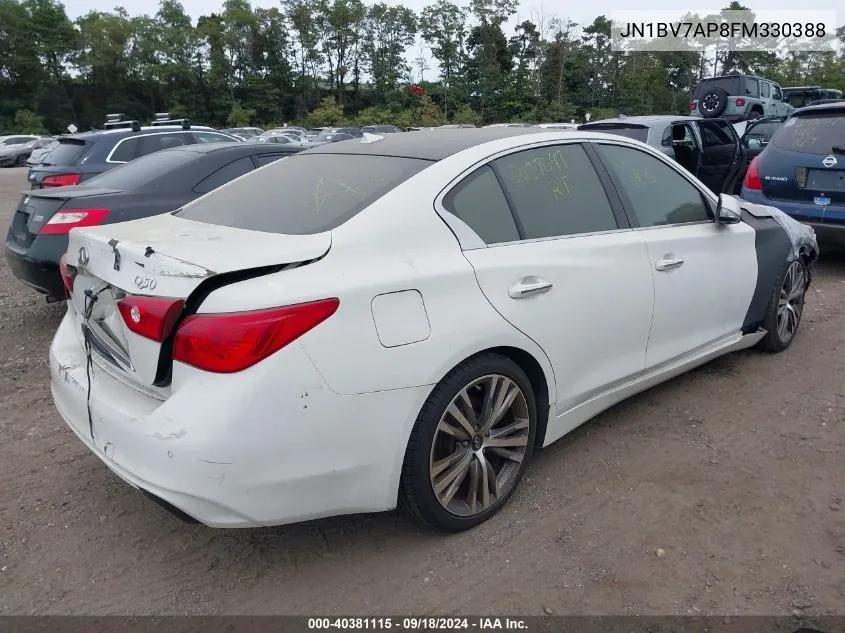 JN1BV7AP8FM330388 2015 Infiniti Q50 Premium