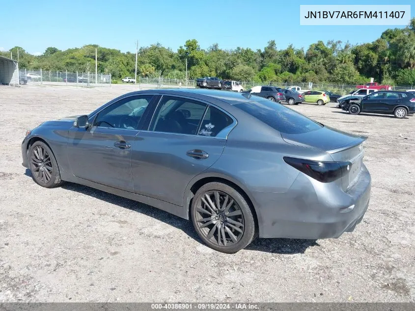 JN1BV7AR6FM411407 2015 Infiniti Q50 Sport