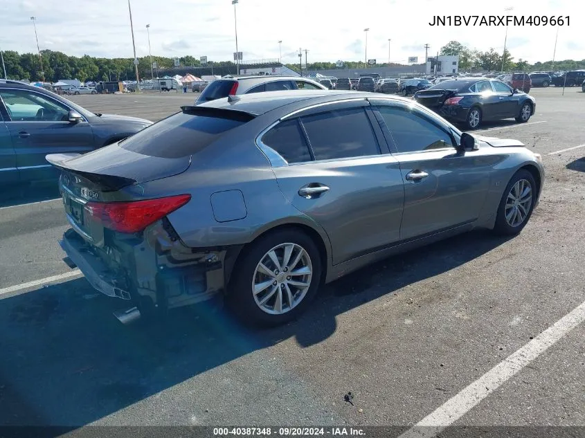 JN1BV7ARXFM409661 2015 Infiniti Q50