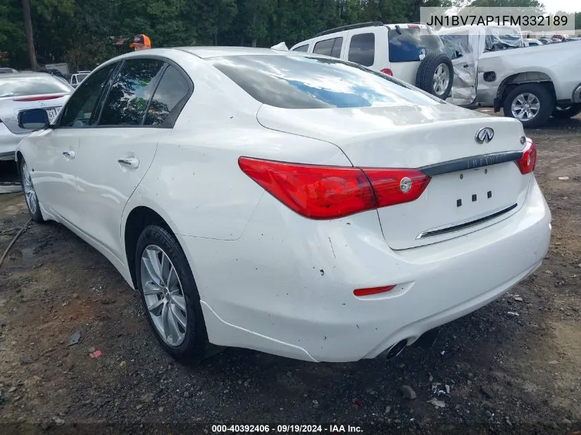 JN1BV7AP1FM332189 2015 Infiniti Q50 Premium