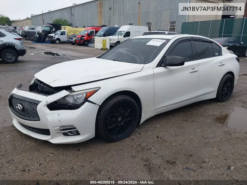 JN1BV7AP3FM347714 2015 Infiniti Q50 Premium/Sport