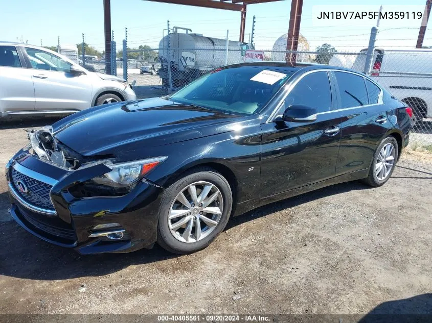 JN1BV7AP5FM359119 2015 Infiniti Q50