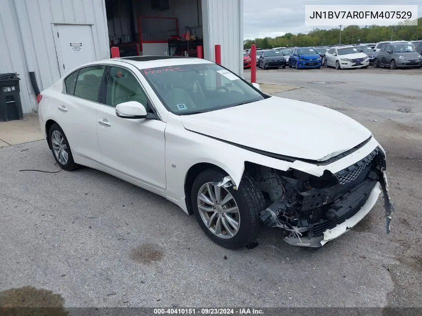 JN1BV7AR0FM407529 2015 Infiniti Q50 Premium/Sport